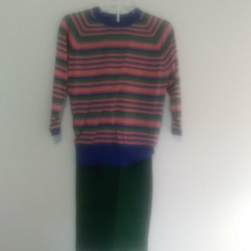Sold Marlowe Silk and Cashmere striped sweater